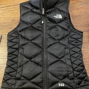 The North Face Black Quilted Vest